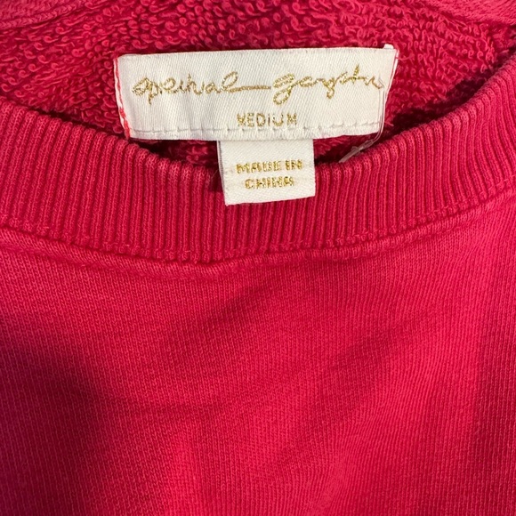 Spiritual Gangster x Peloton Hot Pink Pullover Crewneck Sweatshirt Womens Size M - Picture 5 of 9